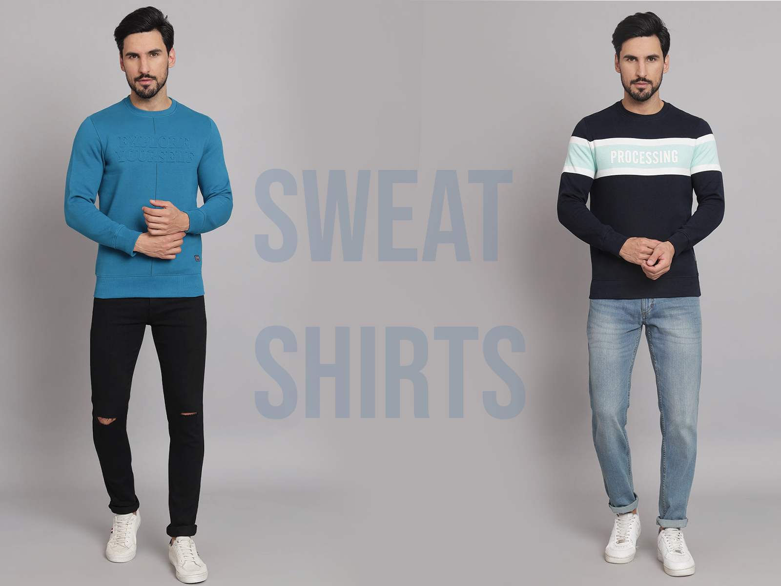 Stylish sweatshirts mens sale