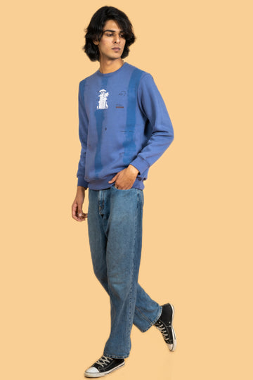 Dark Lavender round neck Sweat shirt