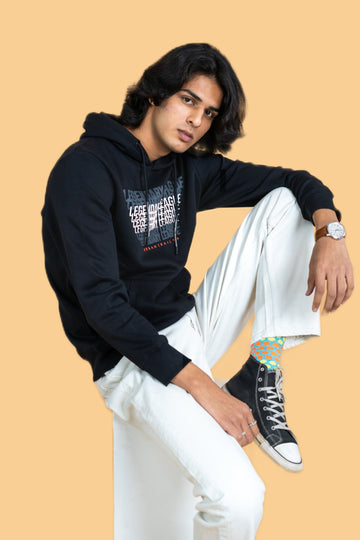 Black Stylish Hoodies For Men
