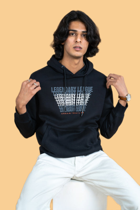 Black Stylish Hoodies For Men