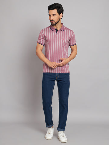 Boysenberry stripers Casual T-shirt