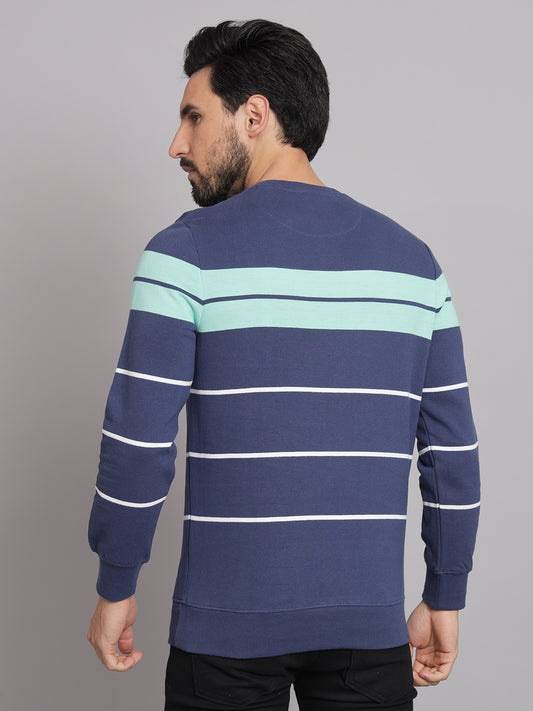 Purple Round Neck Sweatshirt
