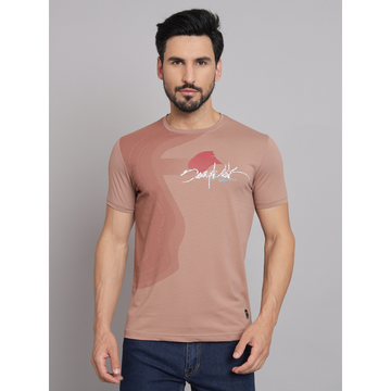 Brown Sugar Round Neck Men's T-shirt