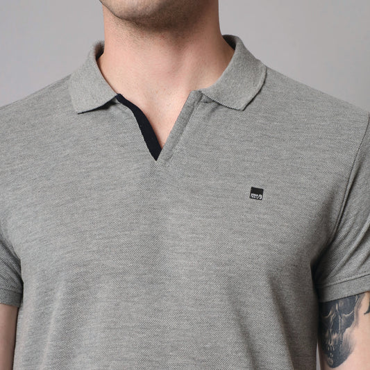 Gray Polo T-Shirt