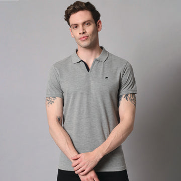 Gray Polo T-Shirt