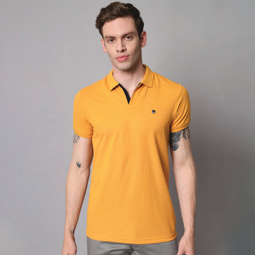Cheddar Yellow Polo T-shirt