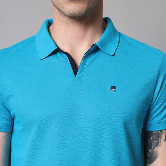 Sky Blue Polo T-shirt
