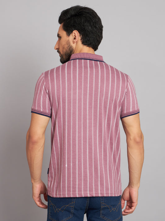 Boysenberry stripers Casual T-shirt