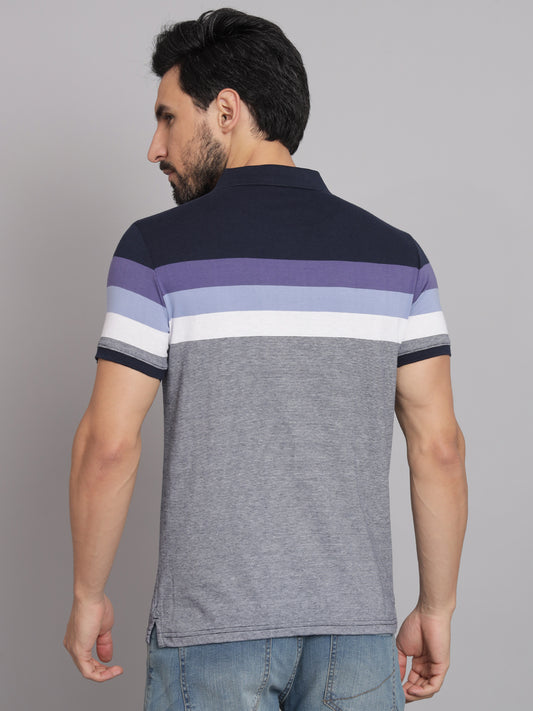 Navy gray Casual T-shirt