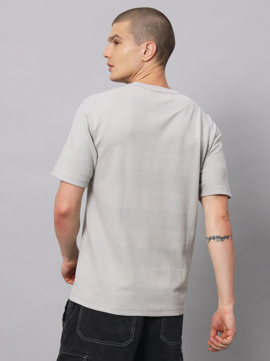 Grey Round Neck Tshirt