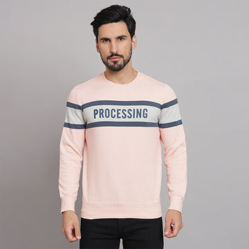 Light Pink Round Neck Sweatshirt